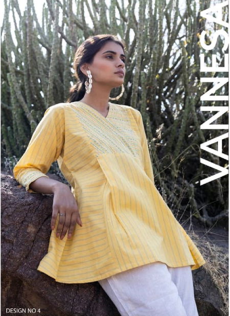 100 Miles Vannesa Cotton Embroidered Ladies Top Catalog Catalog